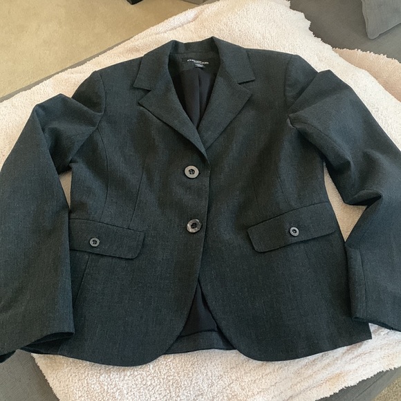 JonesNewYork Charcoal Black blazer - Picture 5 of 16